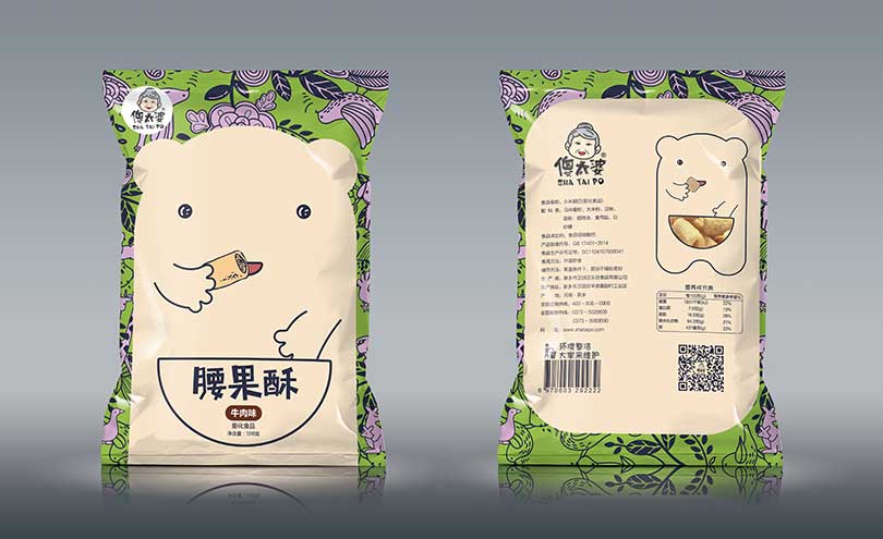 傻太婆包裝，新鄉包裝設計